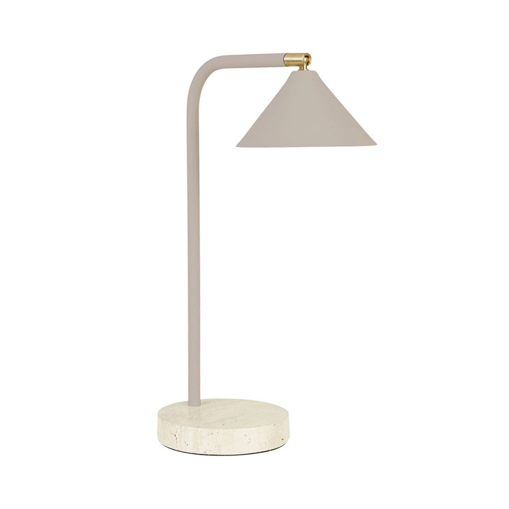 Easton Horizon Desk Lamp - Travertine - Taupe