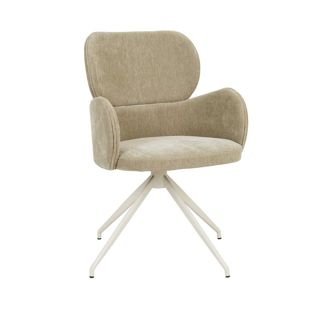Edwin Spider Leg Office Chair - Pistachio - Matt Bone