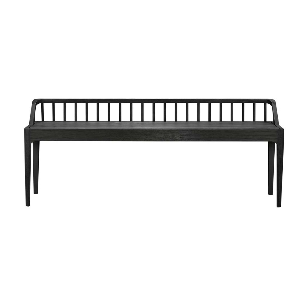 Ethnicraft Spindle Bench Seat - Black Oak
