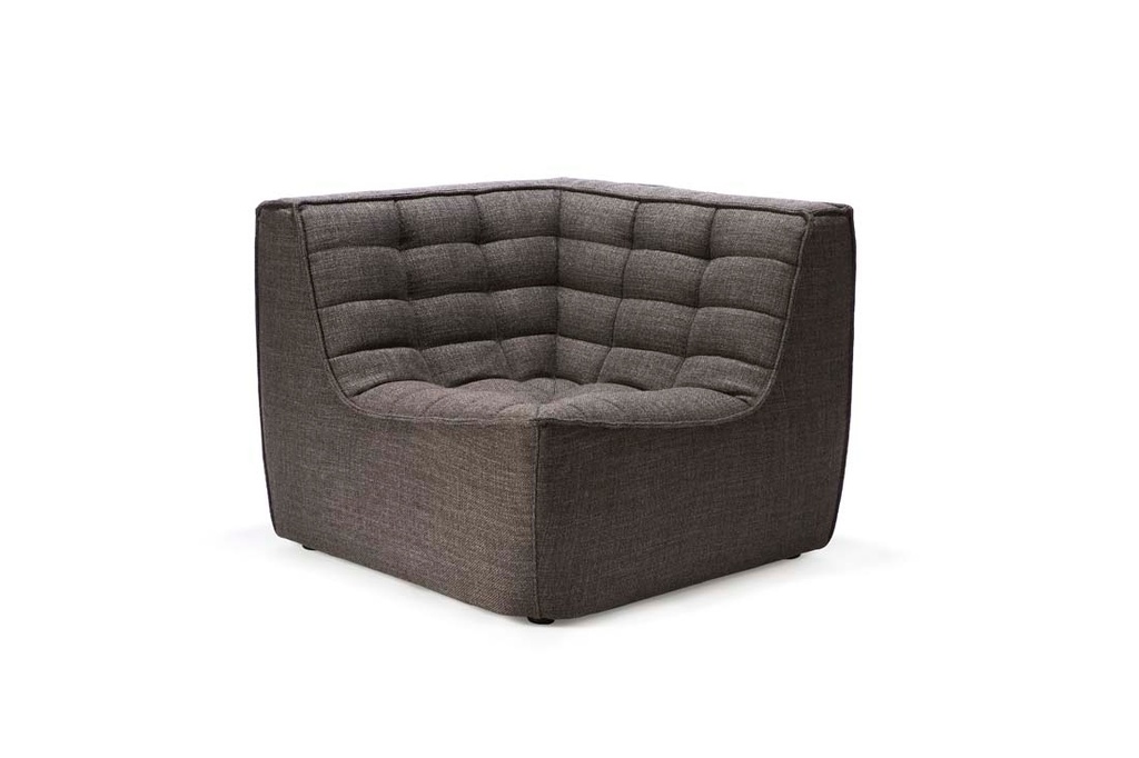 Ethnicraft Slouch Corner Sofa - Dark Grey