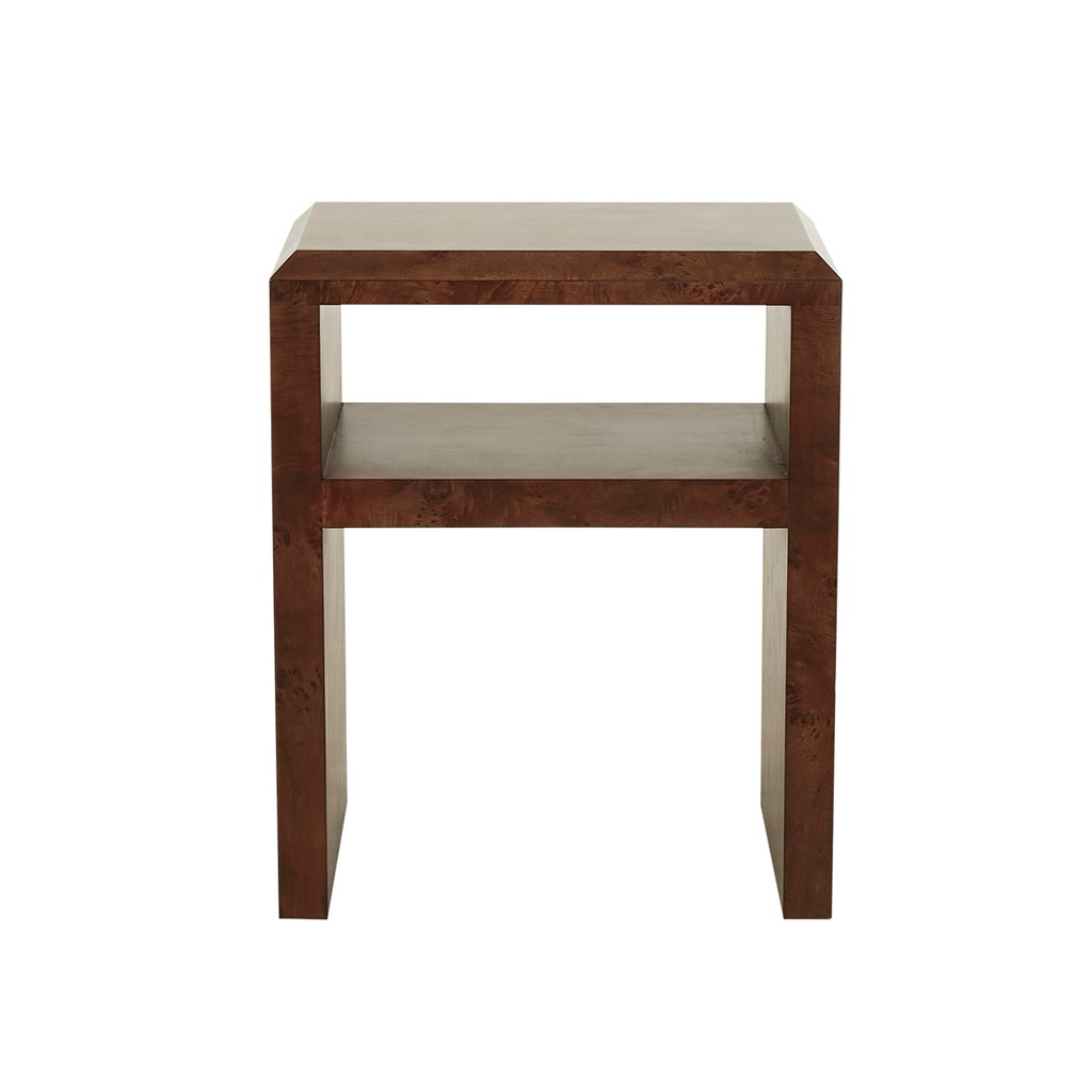 Eva Bedside - Chocolate Burl