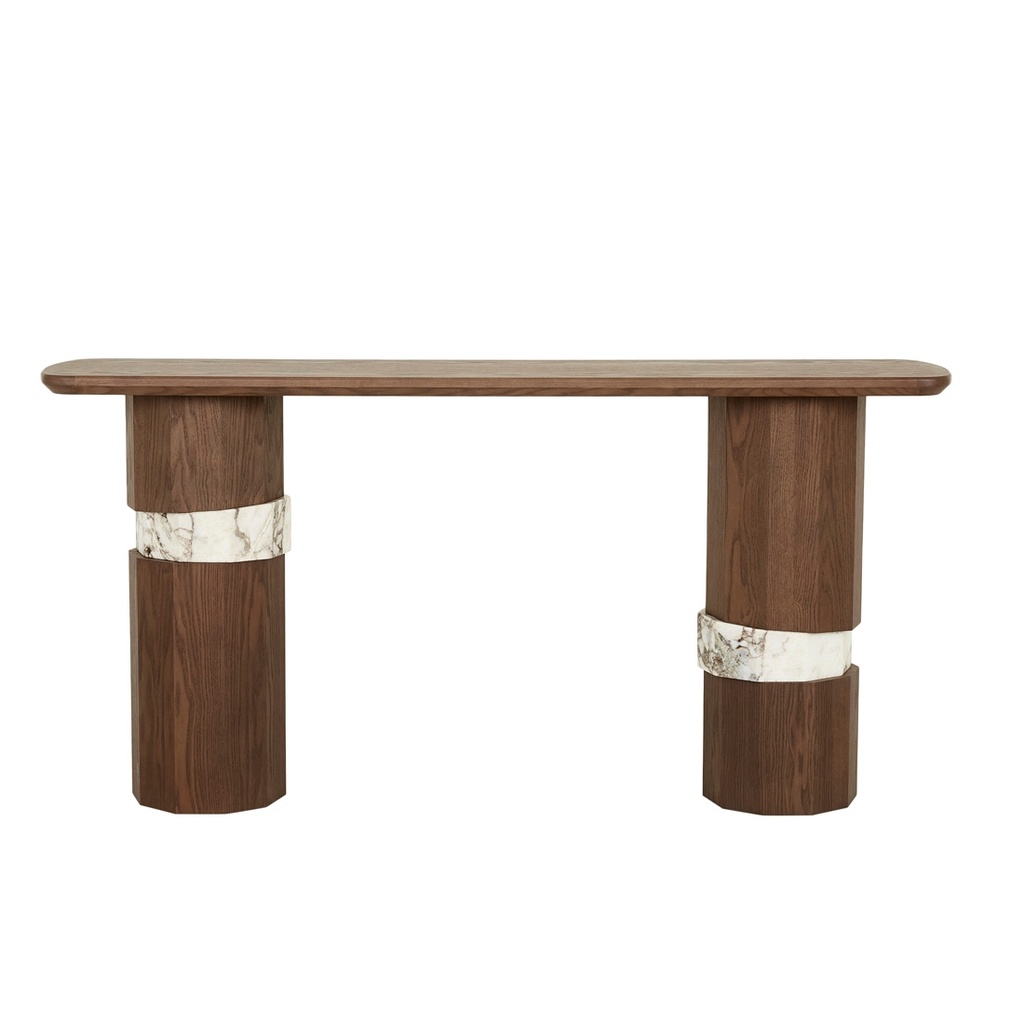 Everest Console Table - Smoked Ash