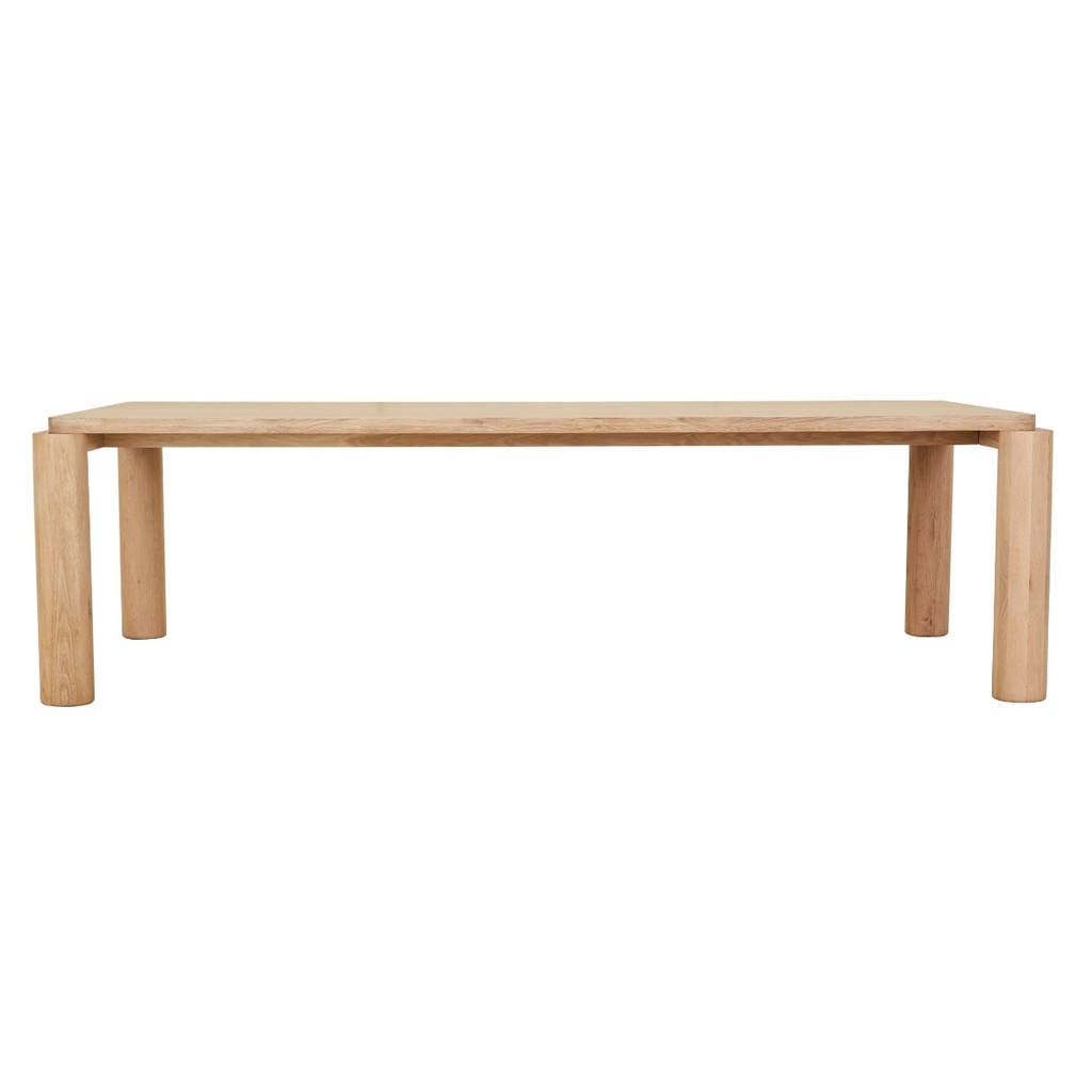 Flint Dining Table - Satin Oak