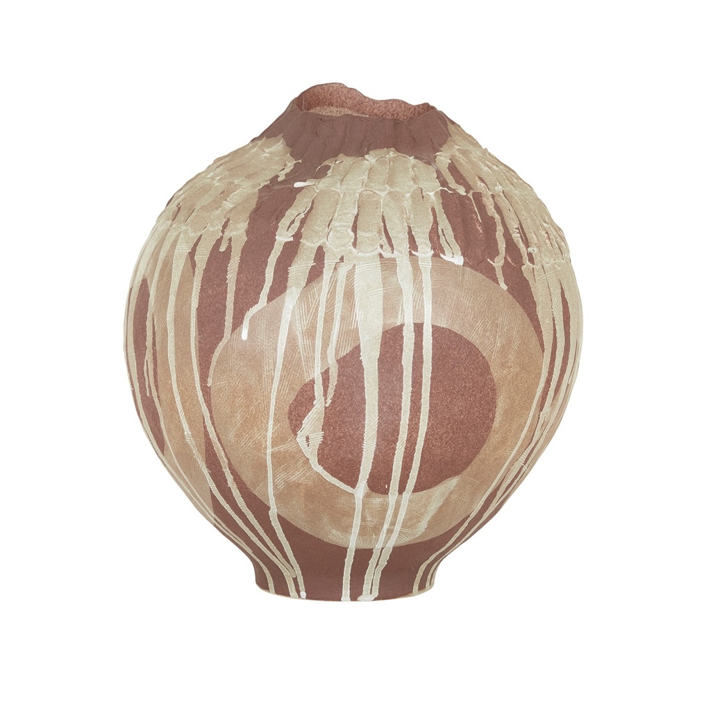 Forme Dimple Vase - Coffee Drip