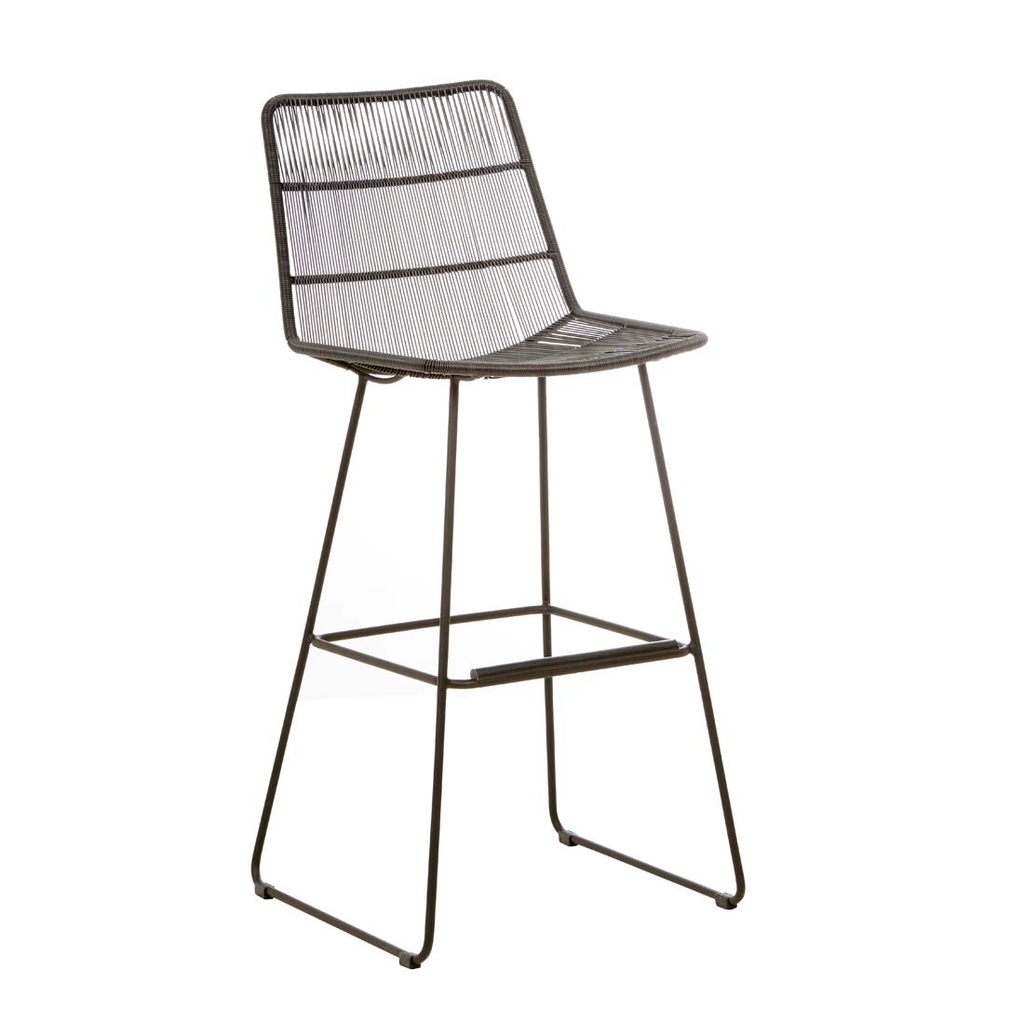 Granada Sleigh Barstool - Licorice
