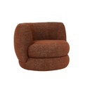 Hugo Vera Swivel Sofa Chair - Rosewood