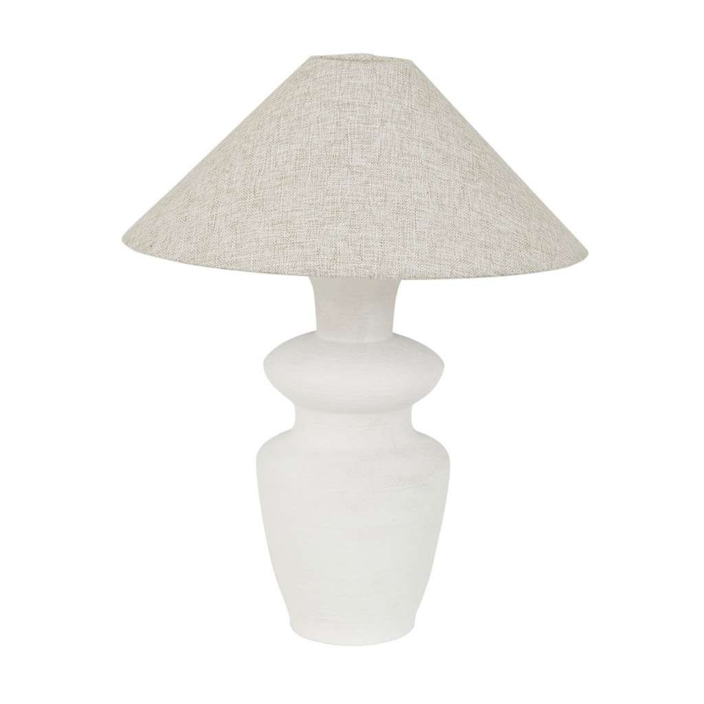 Lorne Bronte Table Lamp - Oatmeal - Rustic White