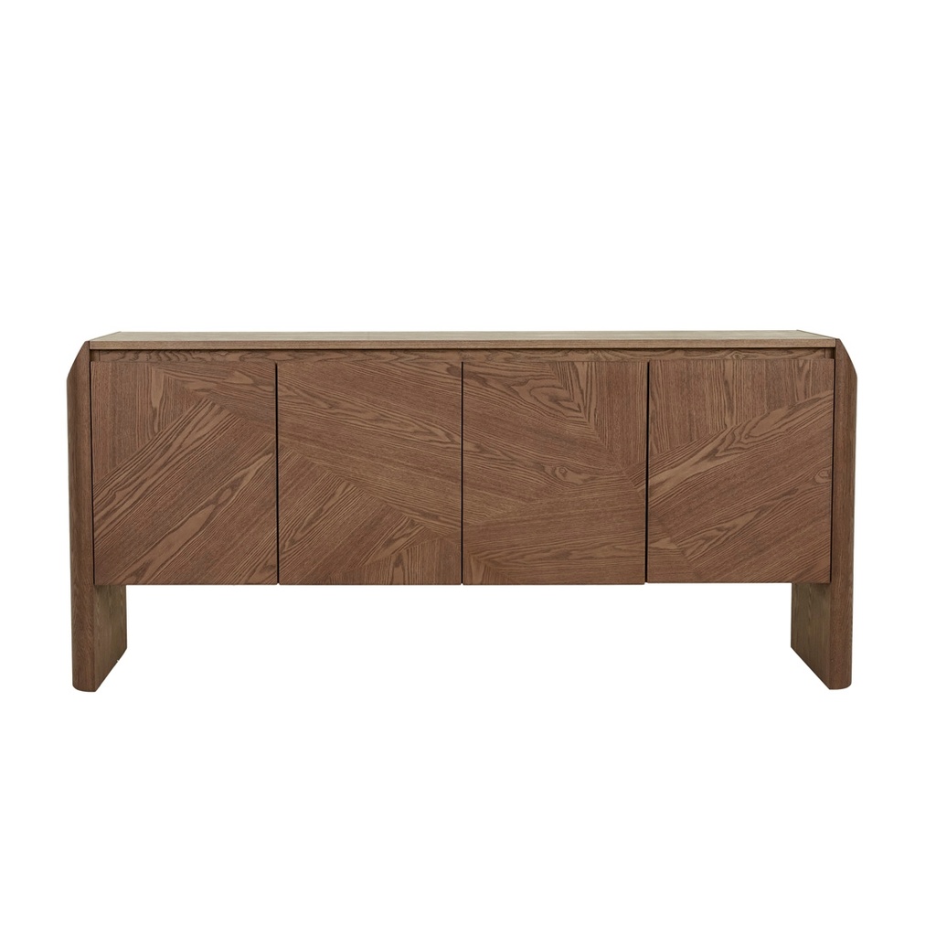 Luna Buffet - Smoked Ash Parquetry