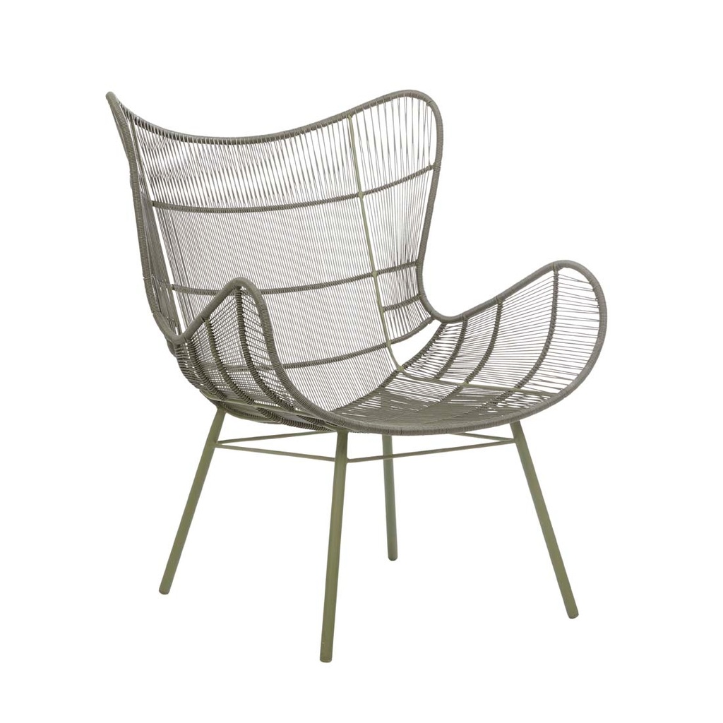 Mauritius Wing Occasional Chair - Moss