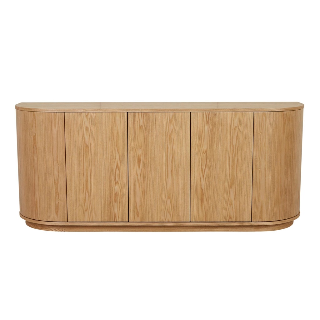 Oberon Crescent Buffet - Natural Ash