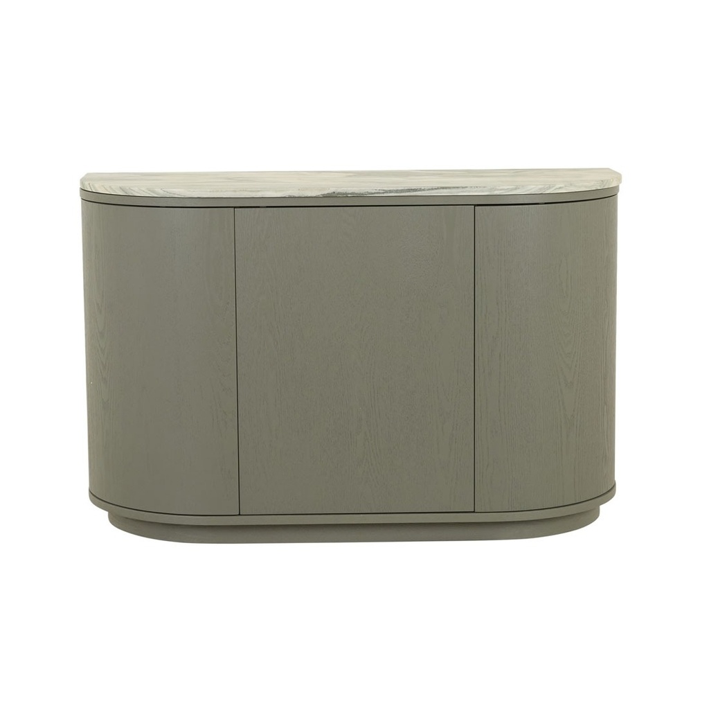 Oberon Crescent Marble Storage Unit - Marine Marble - Thyme