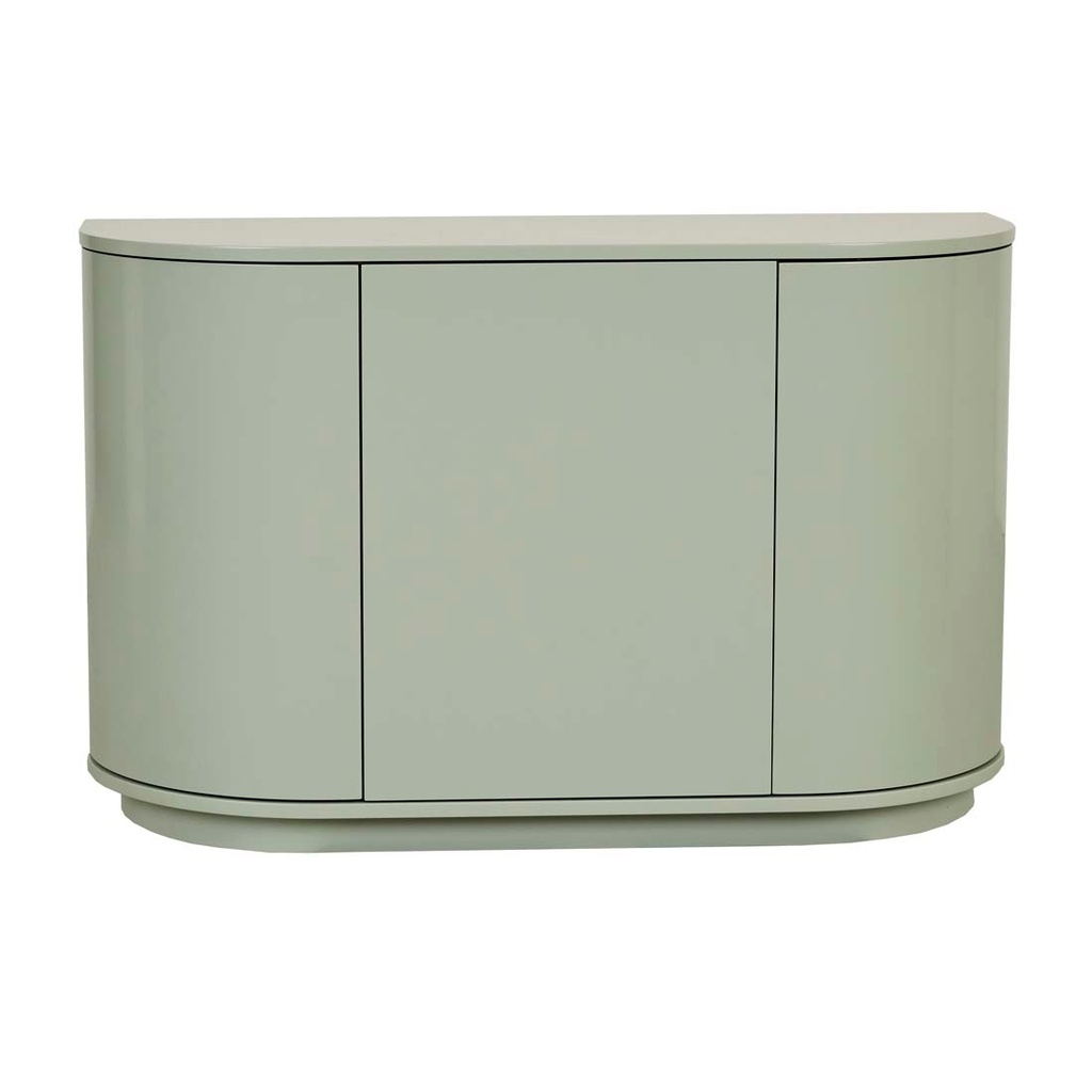 Oberon Crescent Storage Unit - Gloss Sage