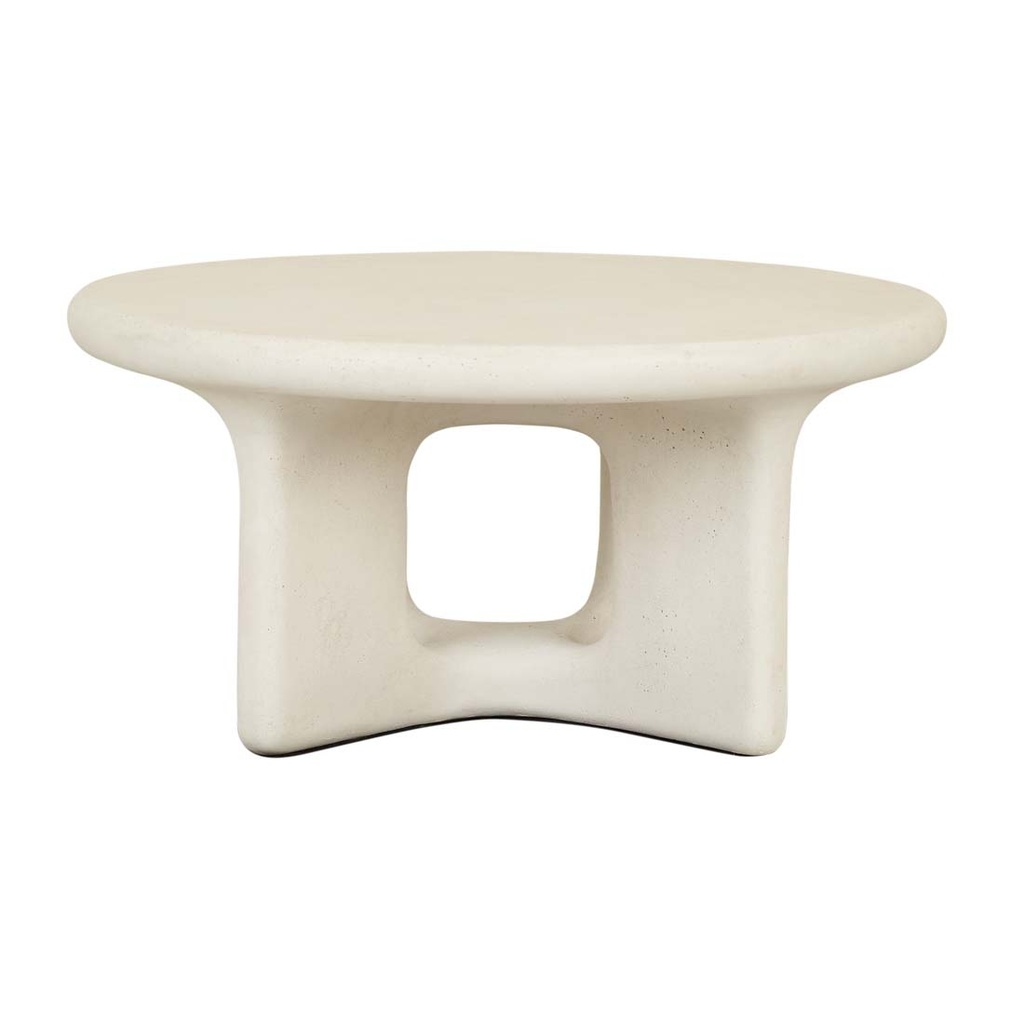 Petra Round Coffee Table - Ivory