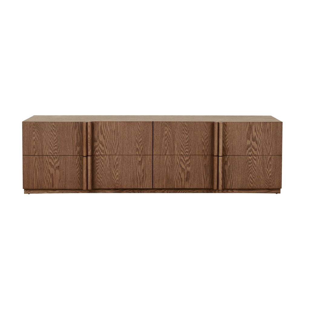 Kin 4 Door Entertainment Unit - Smoked Ash