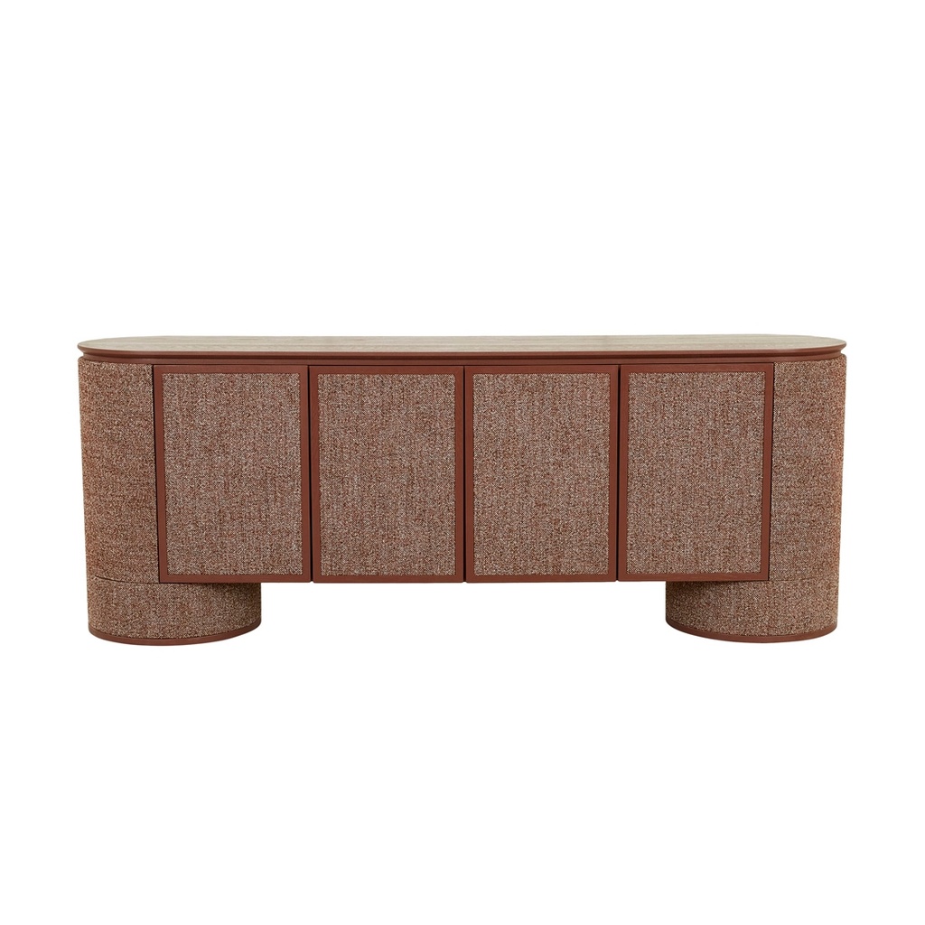 Pluto Woven Buffet - Brick - Paprika Weave