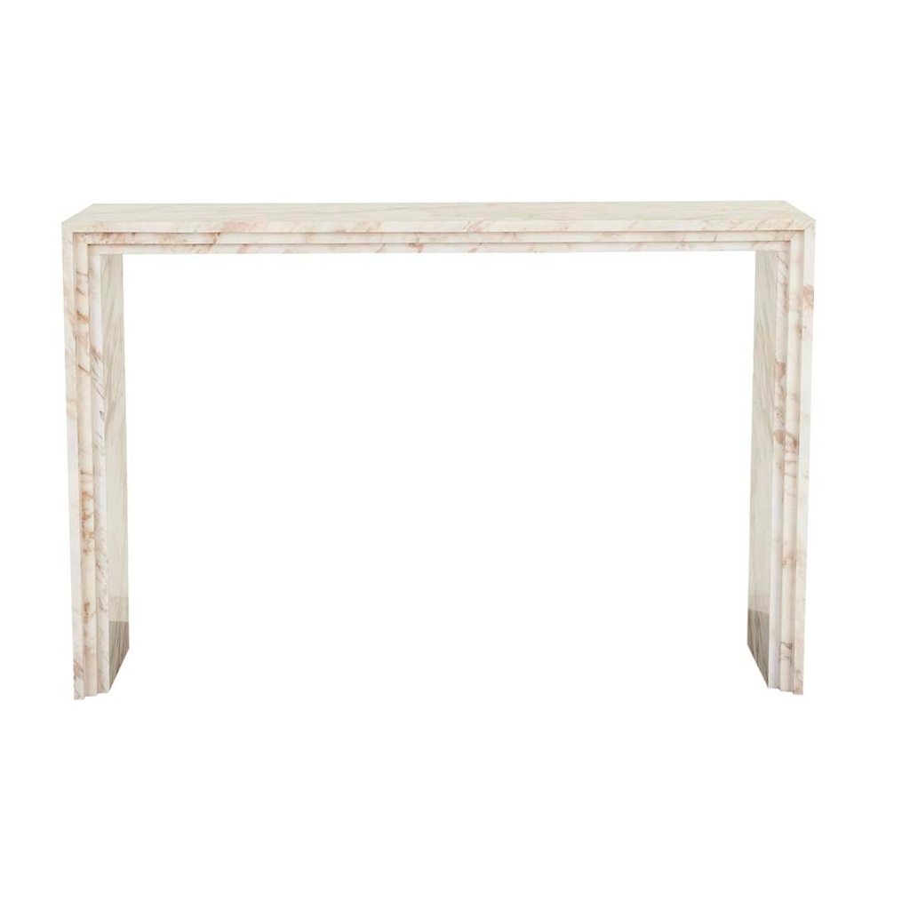 Ponte Console - Golden White Marble