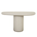 Elba Pedestal Coffee Table - Driftwood