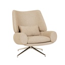 Rowan Occasional Chair - Fawn Speckle - Silver