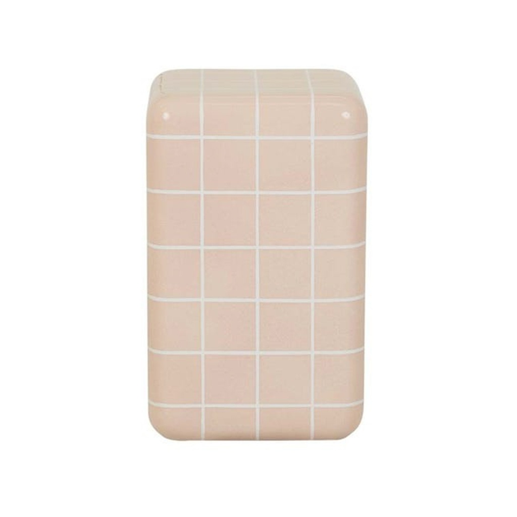 Seville Tile Side Table - Pink & White