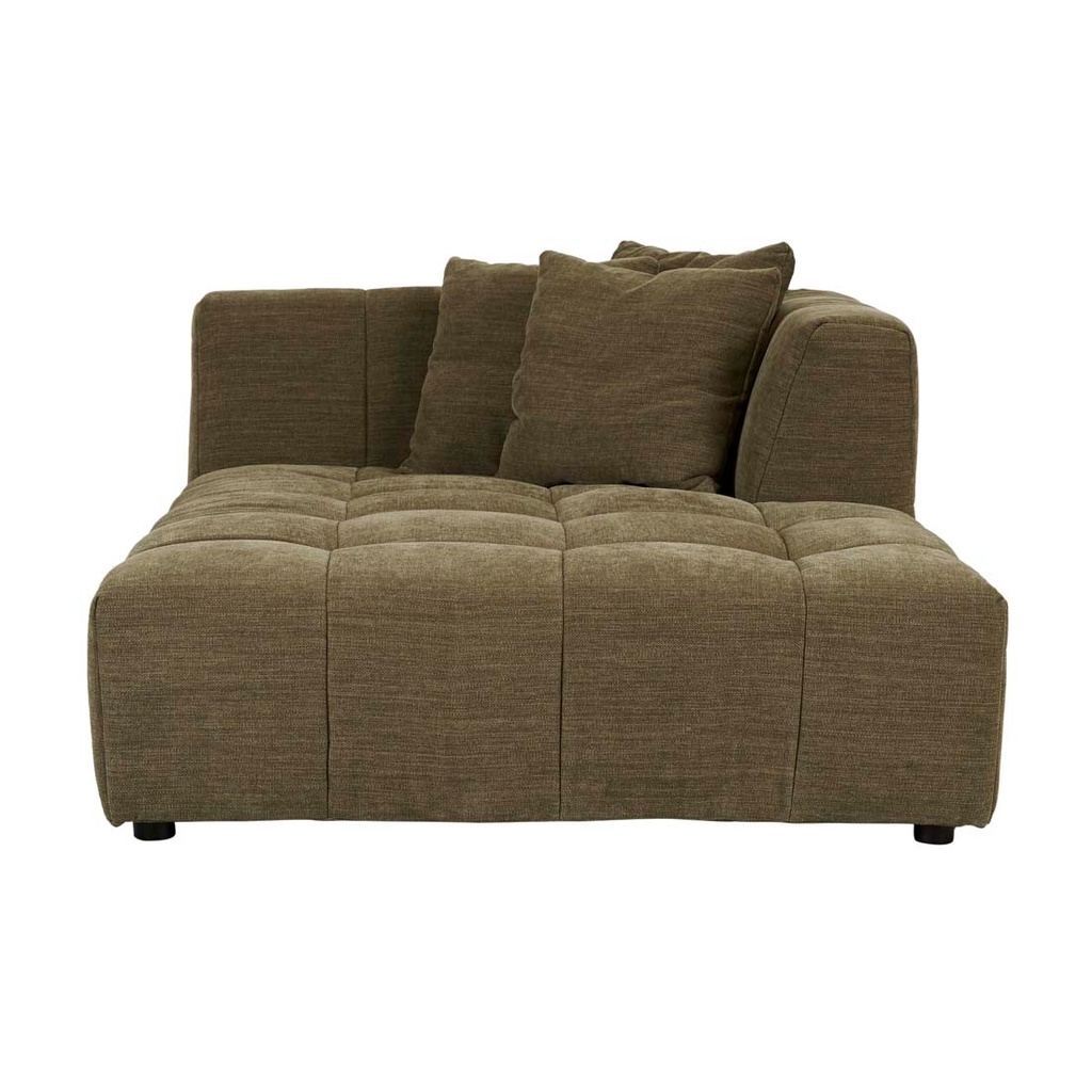 Sidney Slouch Right Chaise Sofa - Warwick Copeland Olive