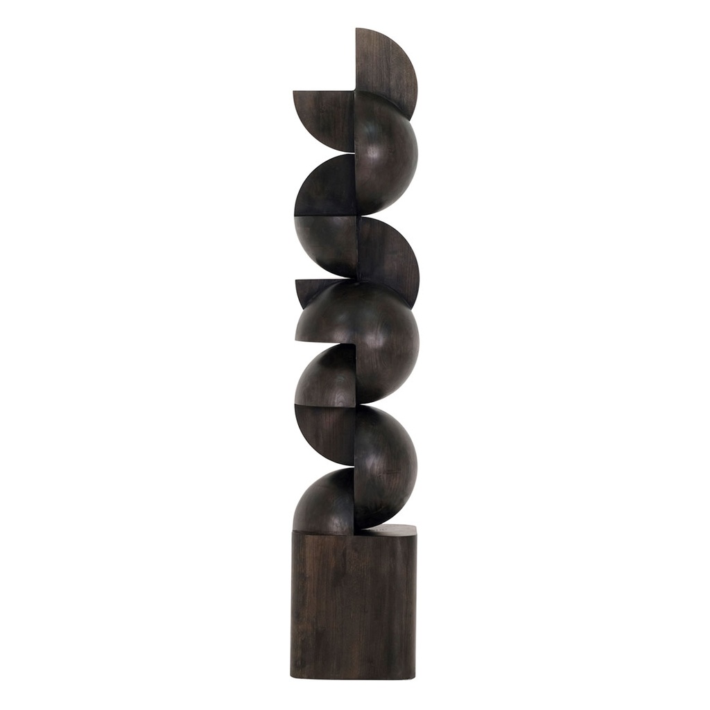 Theron Curve Floor Sculpture - Ebony