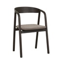 Tolv Inlay Upholstered Dining Armchair - Earth - Bison Oak