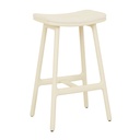 Tolv Odd Upholstered Barstool - Chalk - Bone