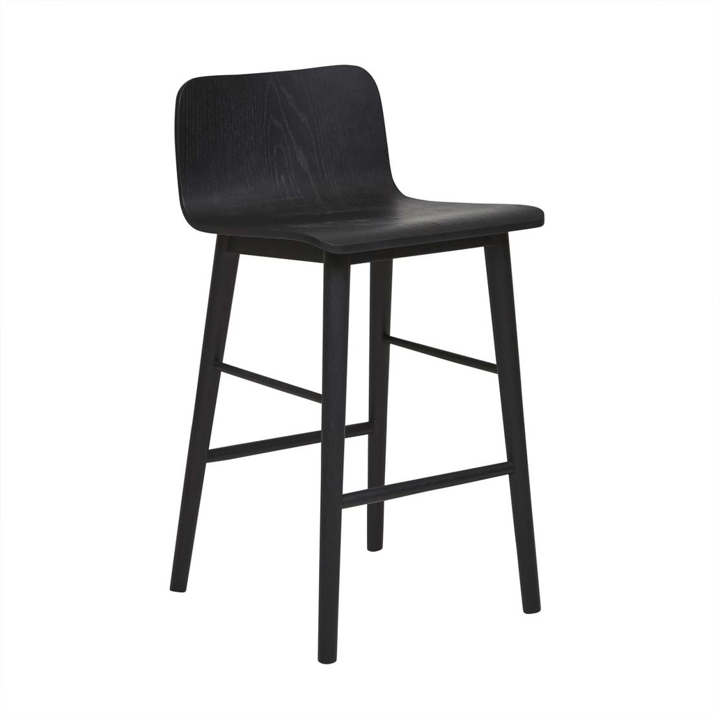 Tolv Tami Barstool - Black Onyx