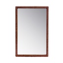 Trove Rib Mirror - Pecan