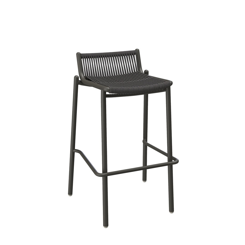 Valencia String Barstool - Carbon Grey