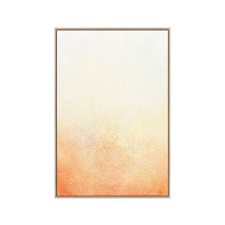 Chroma Cloud Hand-Painted Wall Art - Sunrise