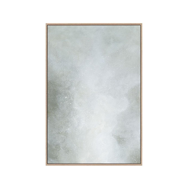 Chroma Mist Hand-Painted Wall Art - Shadow