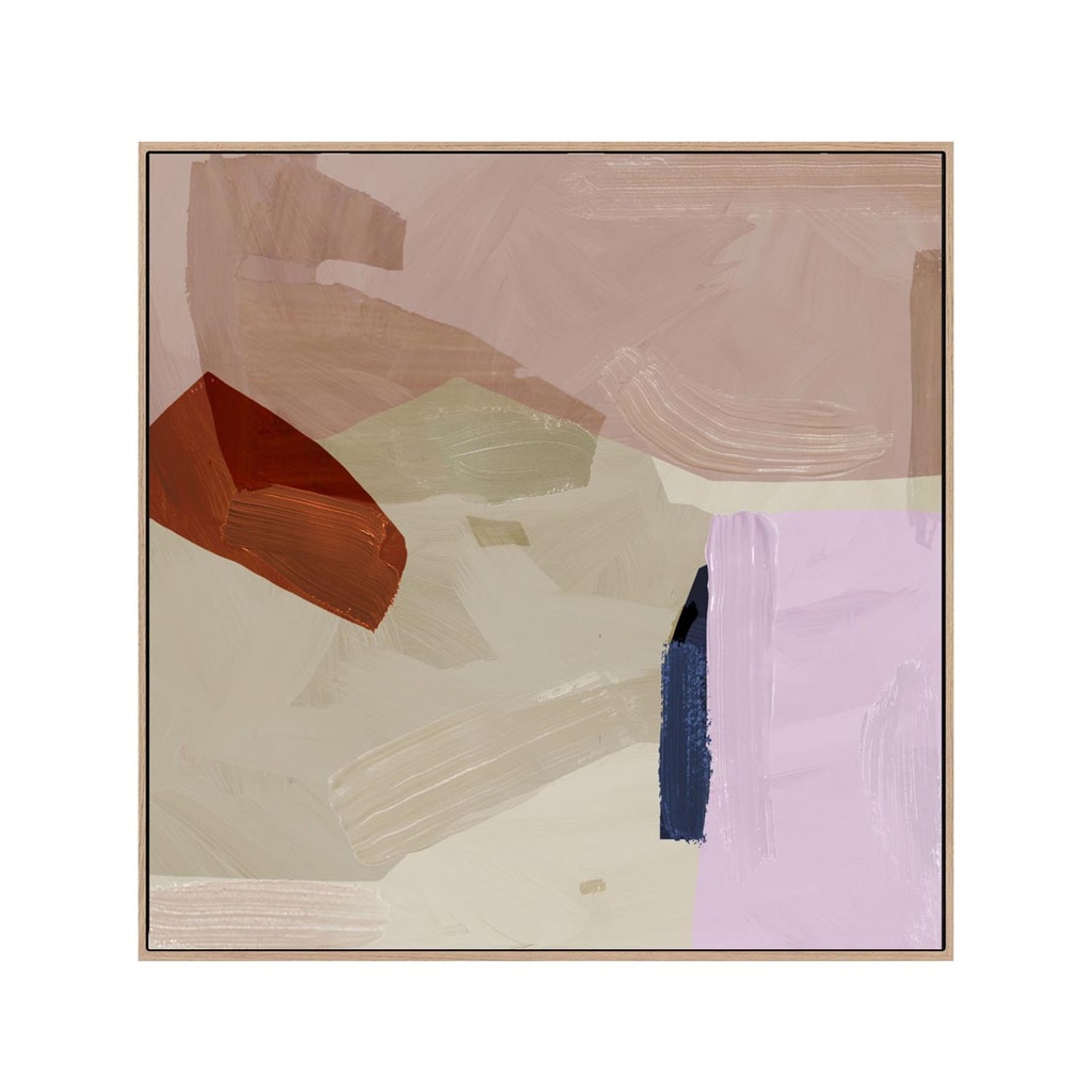 Lilac Fields Hand-Painted Wall Art - Dusk - Dusk