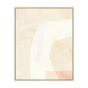 Sunbeam Hand-Painted Wall Art - Honey Sepia