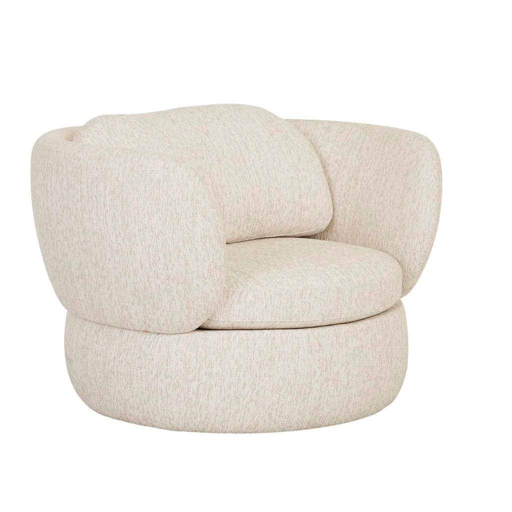 Winona Swivel Occasional Chair - Caramel Latte