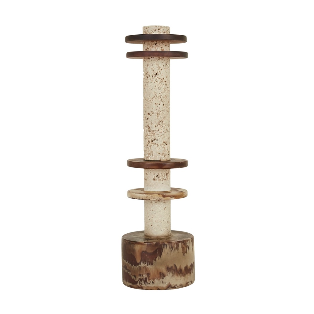 Wren Atom Small Sculpture - Earth Mist
