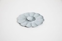 Mother Of Pearl Oyster Plate Dozen Light Blue Grey