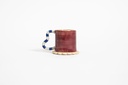 Maroon Scallop Mug