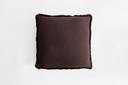 Panama Square Fringe Cushion Cacao