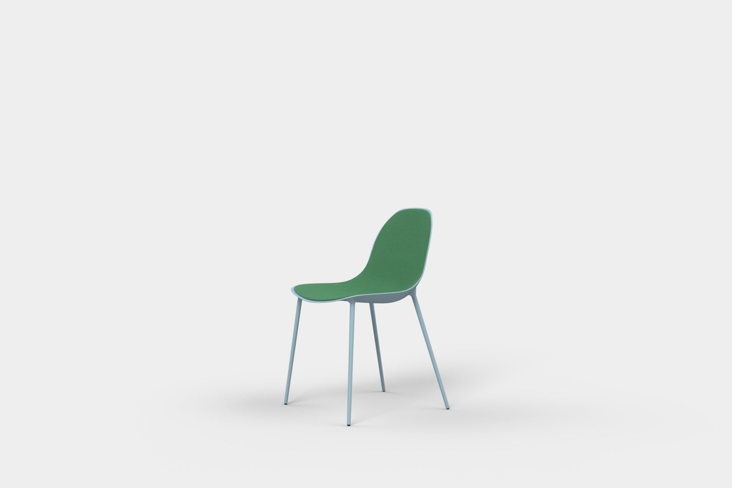 Raf Chair Armless - Internal Shell Tailored - 4 Leg