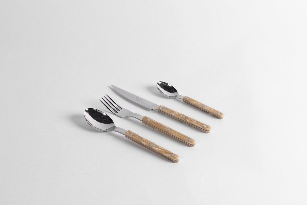 [SAB-24-HO] Bistrot 24 Pc Cutlery Set Horn