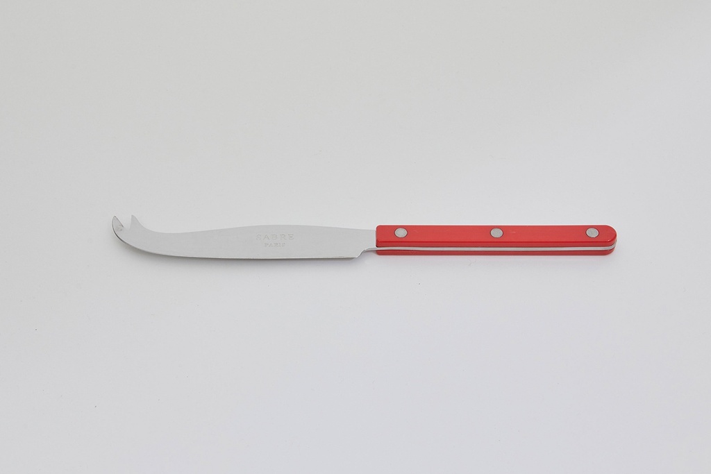 [SAB-CH-RE] Bistrot Cheese Knife Red
