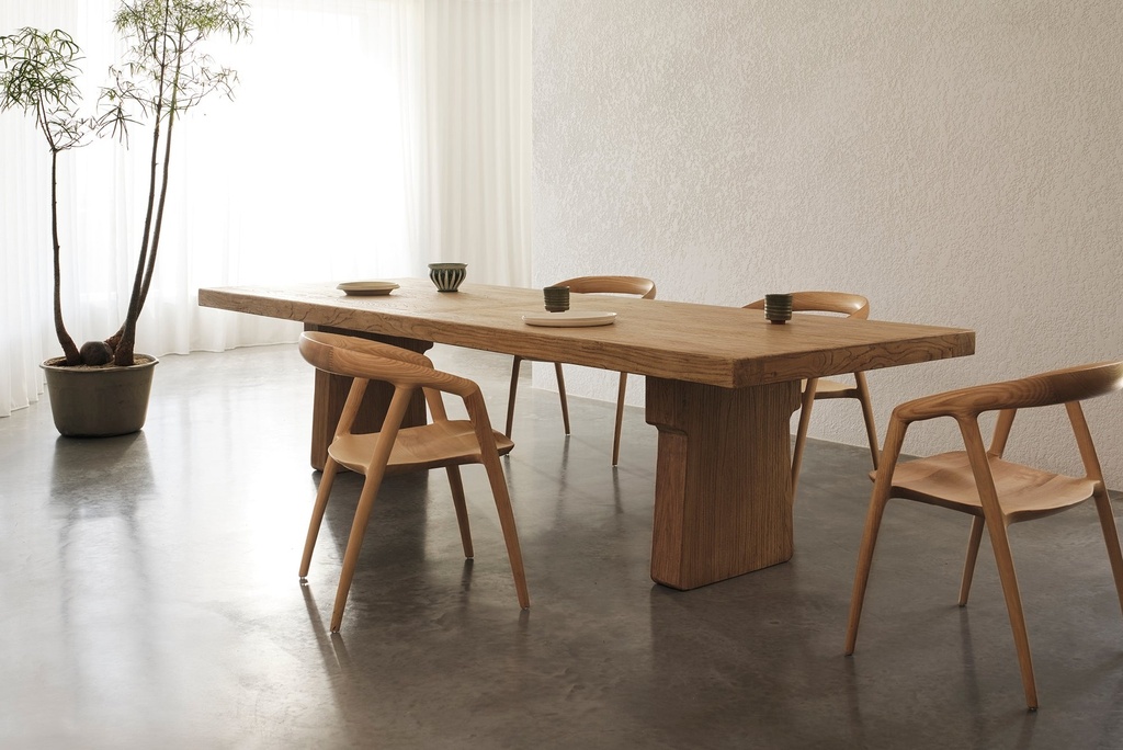 [2105A-1-01] Natural Maki Dining Chair
