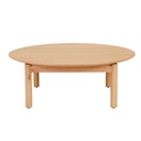 Abbott Round Coffee Table - New Oak