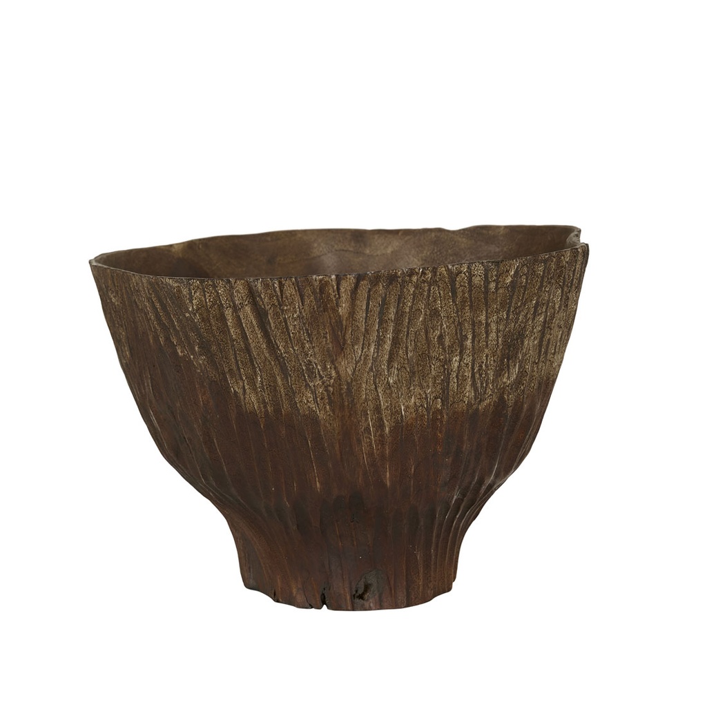 Acadia Flounce Bowl Medium - Toffee