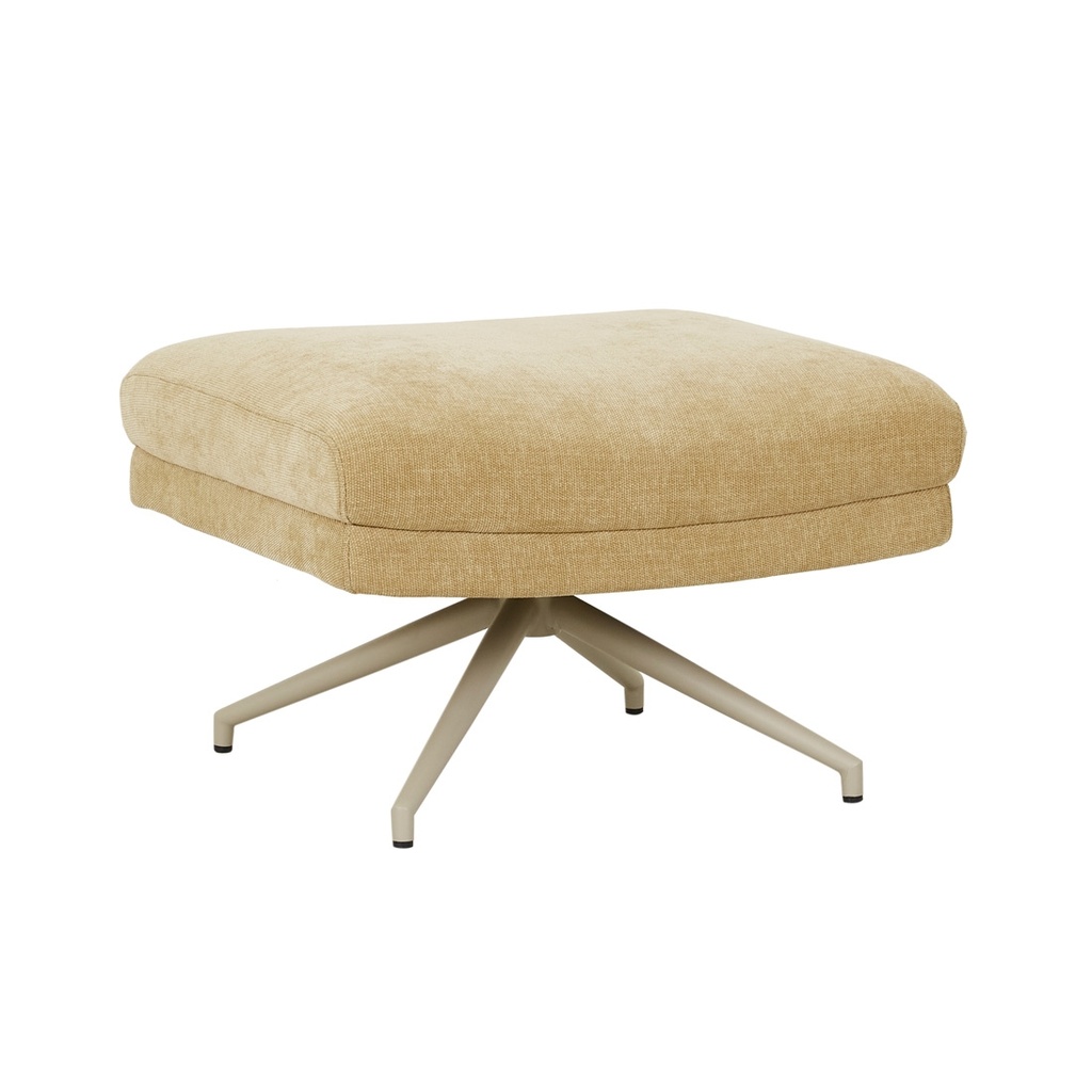 [CH-ROWAN-OCC-OTT-COPELAND-HONEY-MATT-CASHMERE] Rowan Ottoman - Copeland Honey - Matt Cashmere