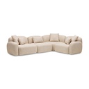 Kaia Modular Sofa Fawn 4 Seat with Corner