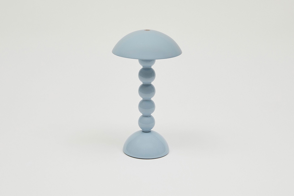 Bobbin Led Lamp Pale Denim Lacquer