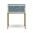 Zephyr Bone Inlay Bedside