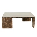 Atlas Slab Coffee Table - Emperador Marble